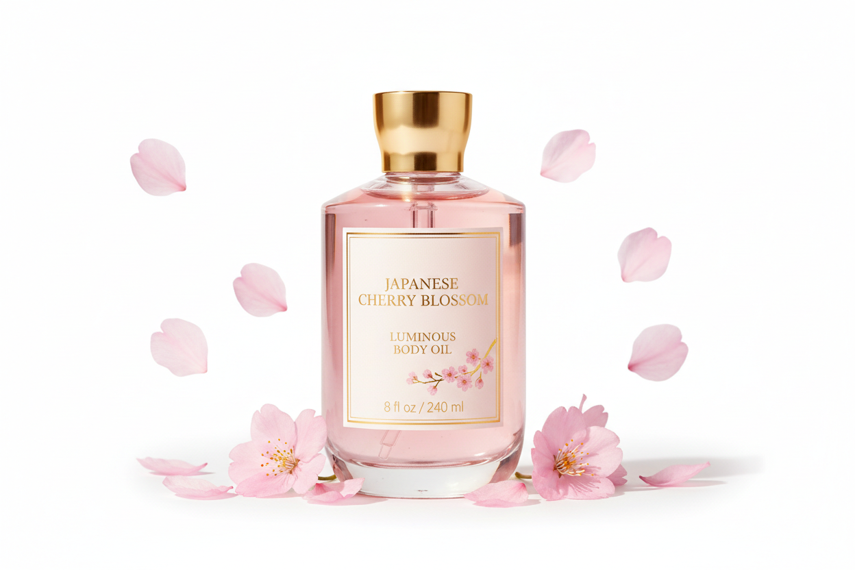 Japanese Cherry Blossom Body Oil - 8oz